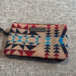 Pendleton Patterned Wristlet